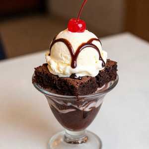 Chocolate Brownie Sundae