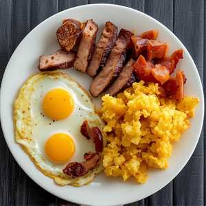 NEW! Two Meat Breakfast Scrambler