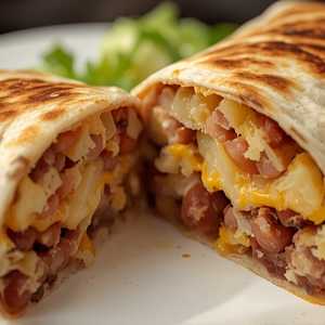 Bean, Potato & Cheese Burro