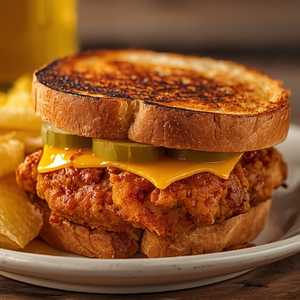 TEXAS HOT CHICKEN & CHEESE