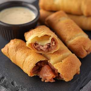 Reuben Egg Rolls