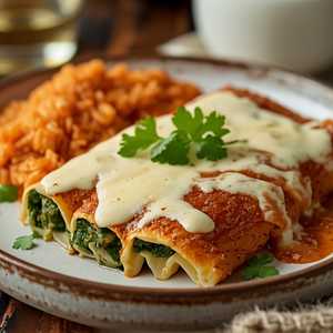 Enchiladas de Espinaca