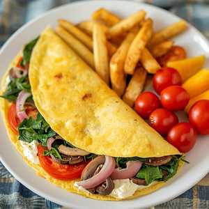 Vegetarian Egg White Omelet