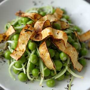 Pea Sprouts with Dried Scallops
