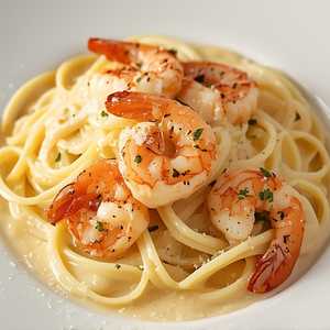 Fettuccine Alfredo (Shrimp or Chicken) / Fettuccini Alfredo