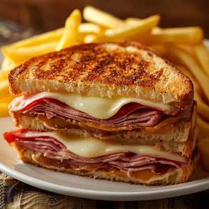 Grilled Ham, Bacon, or Turkey & cheese