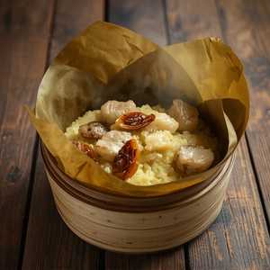 Chicken Sticky Rice In Lotus Leaf