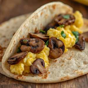 Mushroom Breakfast Taco
