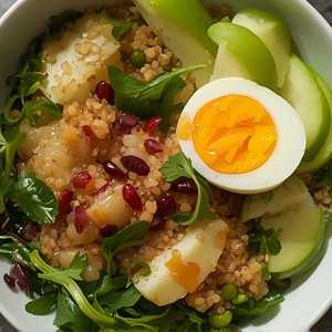 FARRO AND QUINOA BOWL