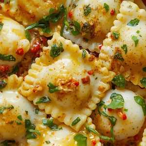 Shrimp Scampi Ravioli