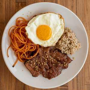Bulgogi Japchae Rice (Brunch)