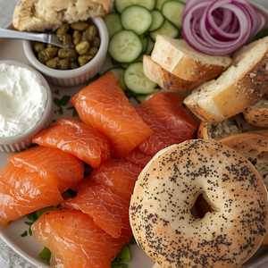 Salmon Gravlax Plate