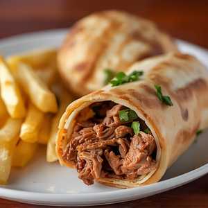Pulled Pork Pita Bites