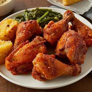 Turkey Wing Dinner (Baked or Fried)