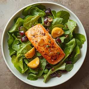 Grilled Salmon Salad