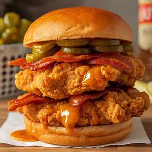 Brunch Fried Chicken Sandwich