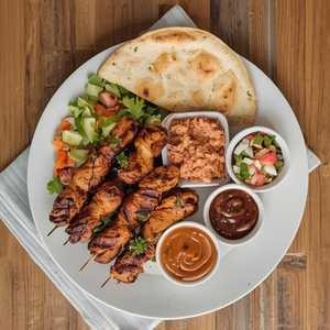 Chicken Kebob Platter