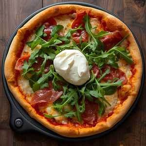 Burrata & Prosciutto Pizza