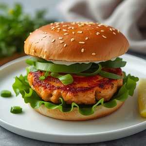 NOT A BURGER SALMON BURGER