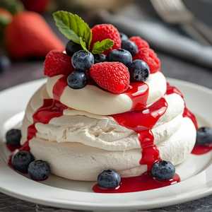 Red Berry Pavlova