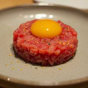 raw "bbq" beef