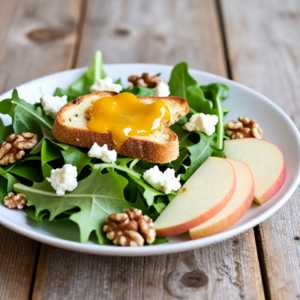 Salade Mesclun au Chèvre Chaud