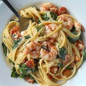 Dungeness Crab & Shrimp Fettuccine