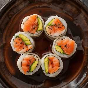 Salmon Avocado Roll (Raw)