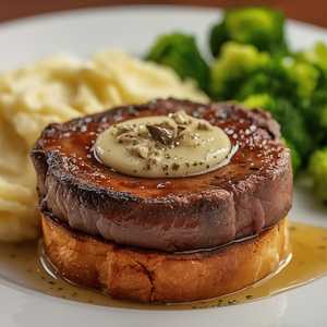Filet Mignon with Truffle Butter
