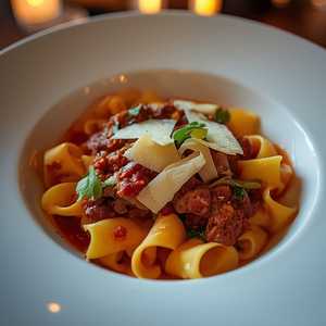 Pappardelle Al Ragù Aquilano