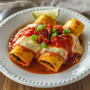 Enchiladas de Espinaca