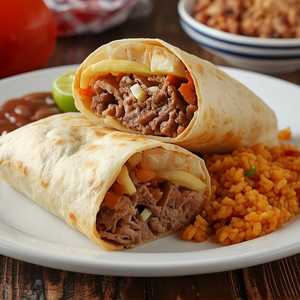 Carne Asada Burrito Rice & Beans (Alternate)