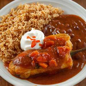 Homemade Beef Chile Rellenos