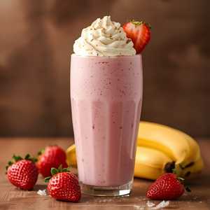 Strawberry Banana Milkshake