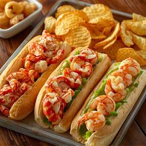 Seafood Roll Flight