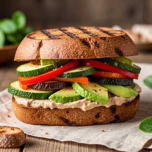 Vegetables Only Sandwich