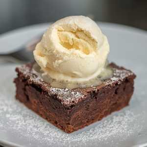 Classic Brownie + Vanilla Ice Cream