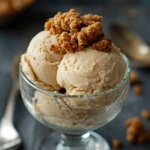 Homemade Brown Bread Ice Cream