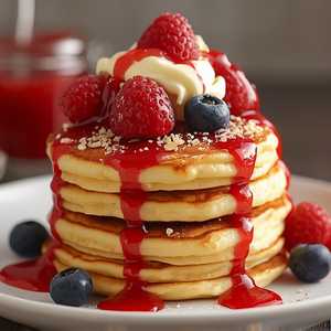 Almond Berry Pancake