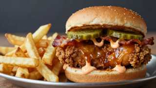 Hot Honey Fried Chicken Sandwich
