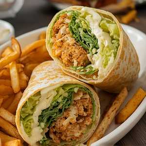 Crispy Chicken Caesar Wrap