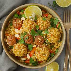 Yum Nam Khao Tod