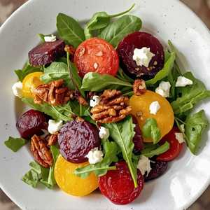 Roasted Beet And Goat Cheese Salad