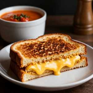 Grilled Cheese Sandwich & Roasted Tomato Bisque