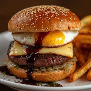 Cabernet Brunch Burger