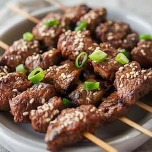 Marinated Beef Skewers