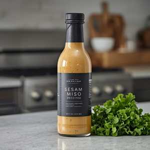 Sesame Miso Dressing Bottle (12 Oz)