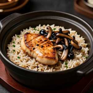 Foie Gras & Black Truffle Mushroom Claypot Rice