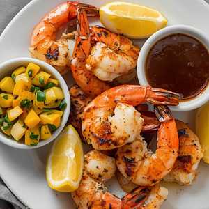 Grilled or Fried Shrimp Dinner