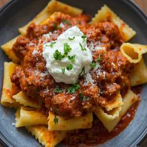 Rigatoni Bolognese
